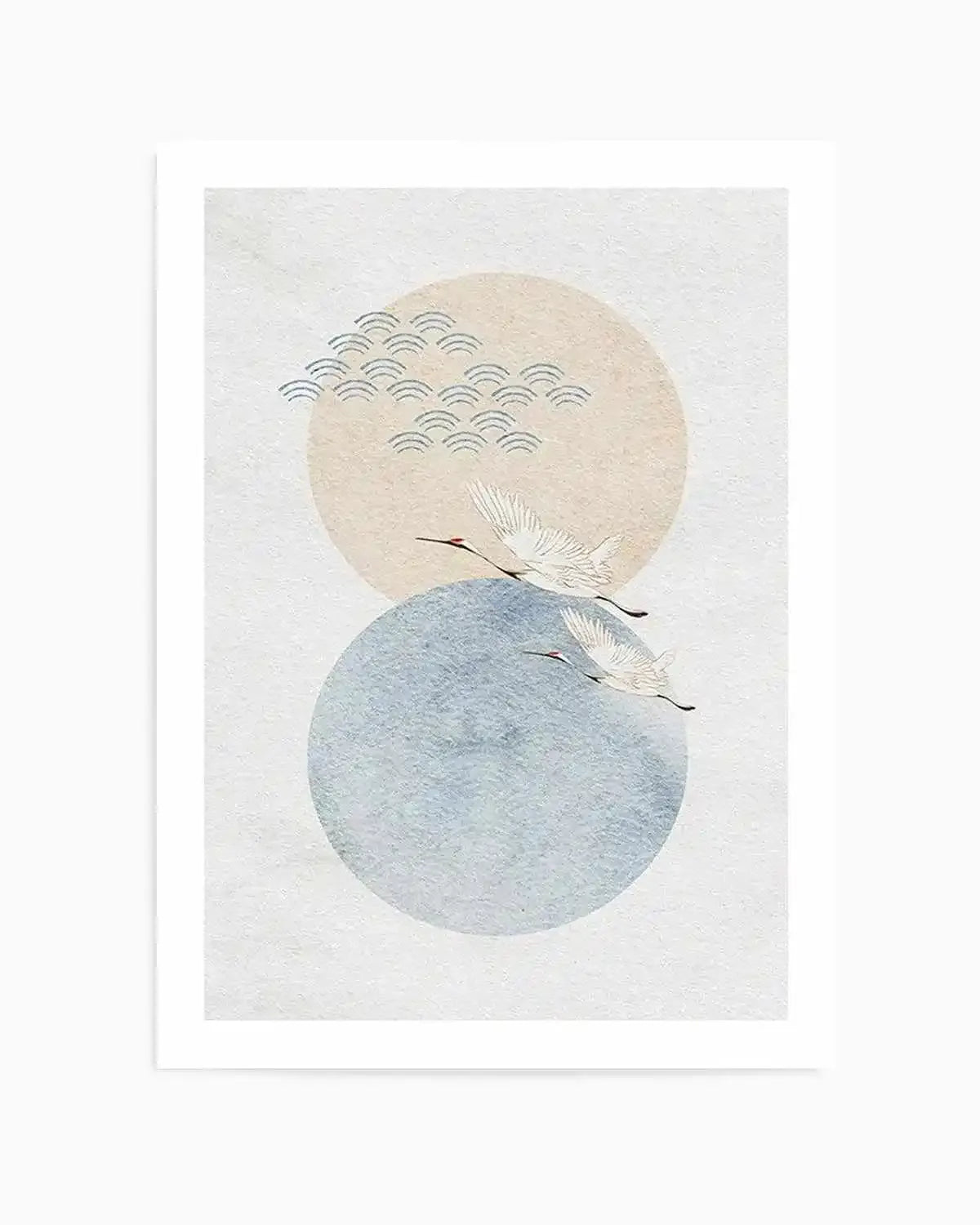 Vintage Crane II Art Print from Olive et Oriel where you can shop wallpaper and artworks online