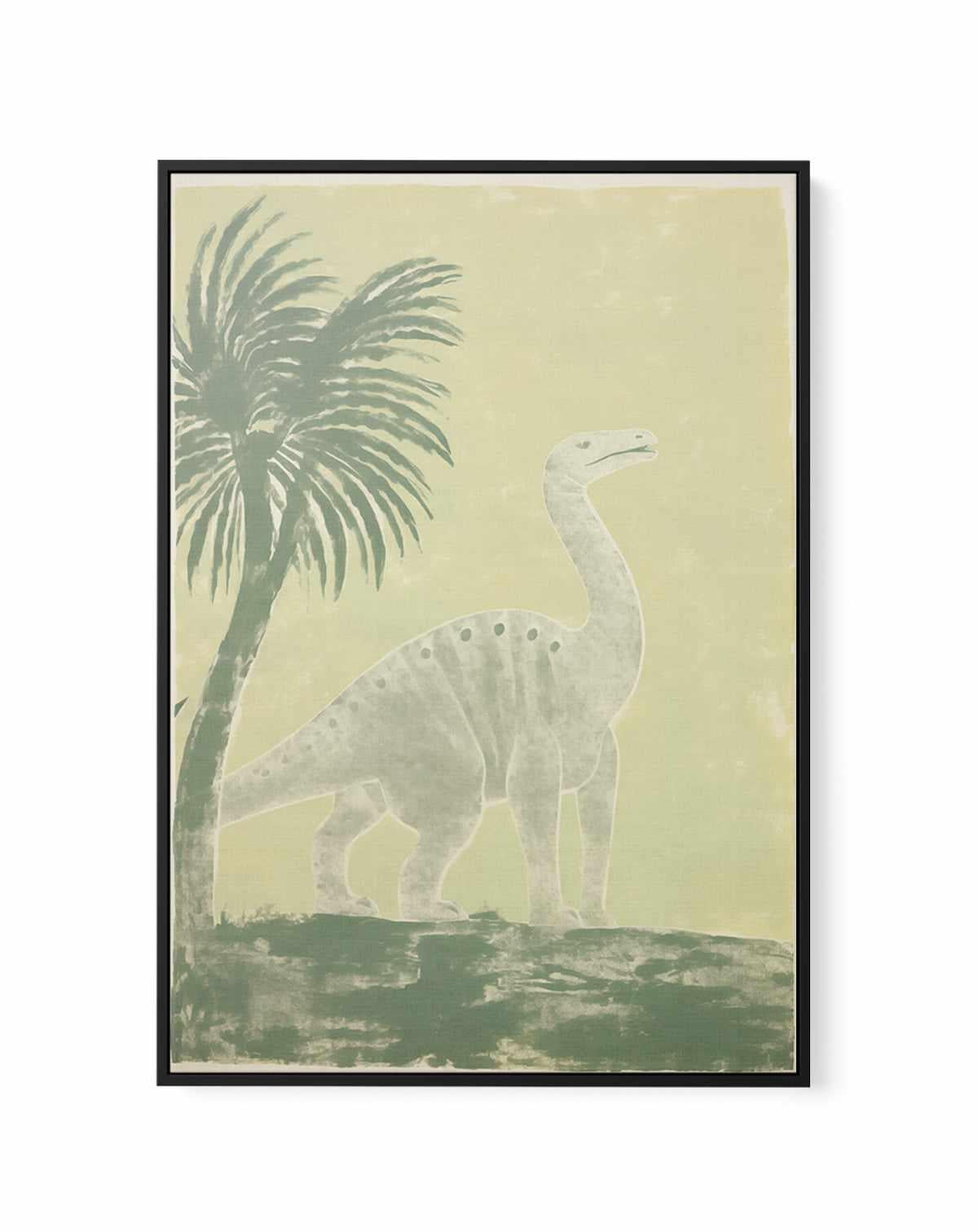 Vintage Dino I | Framed Canvas Art Print from Olive et Oriel where you can shop wallpaper and artworks online