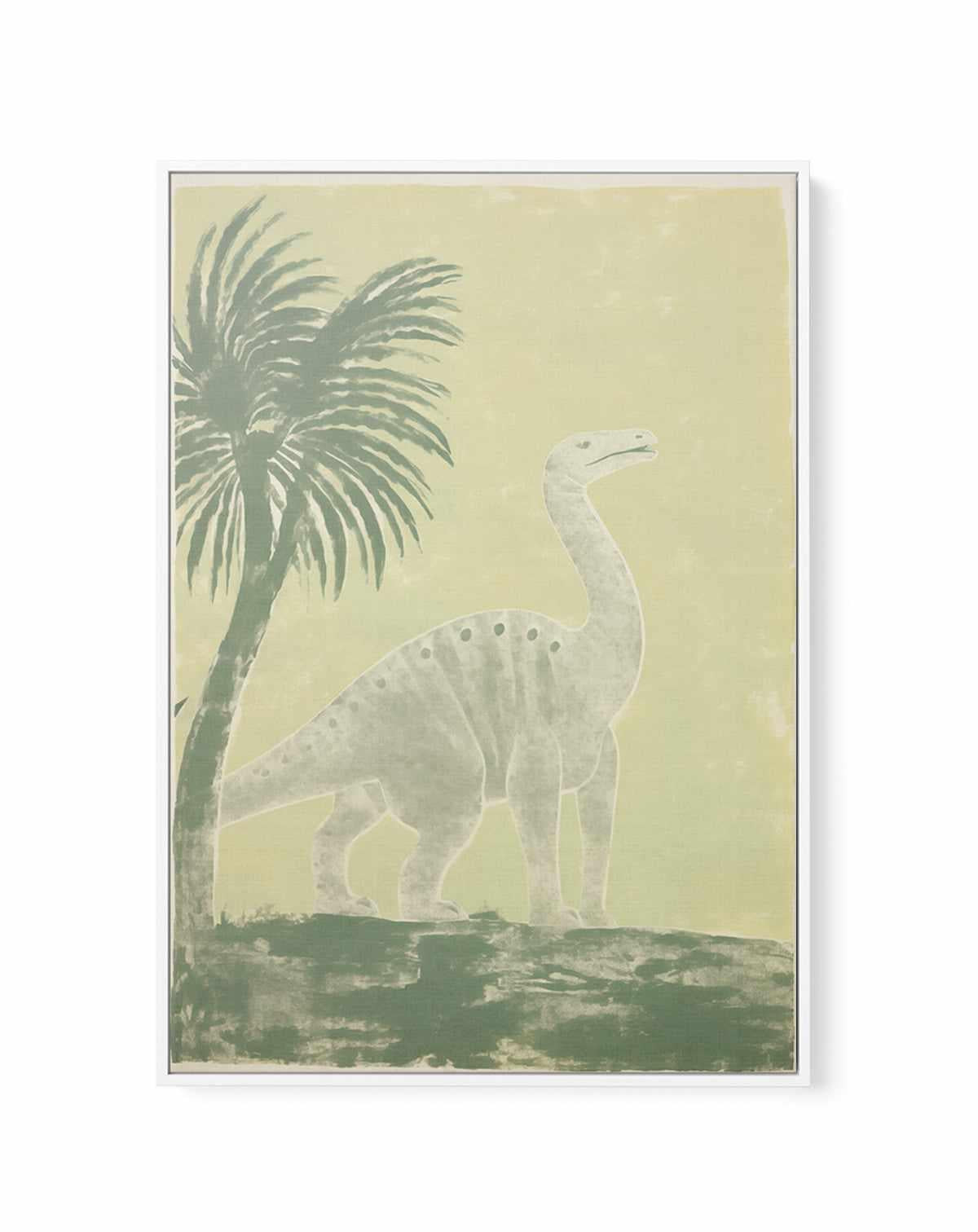 Vintage Dino I | Framed Canvas Art Print from Olive et Oriel where you can shop wallpaper and artworks online
