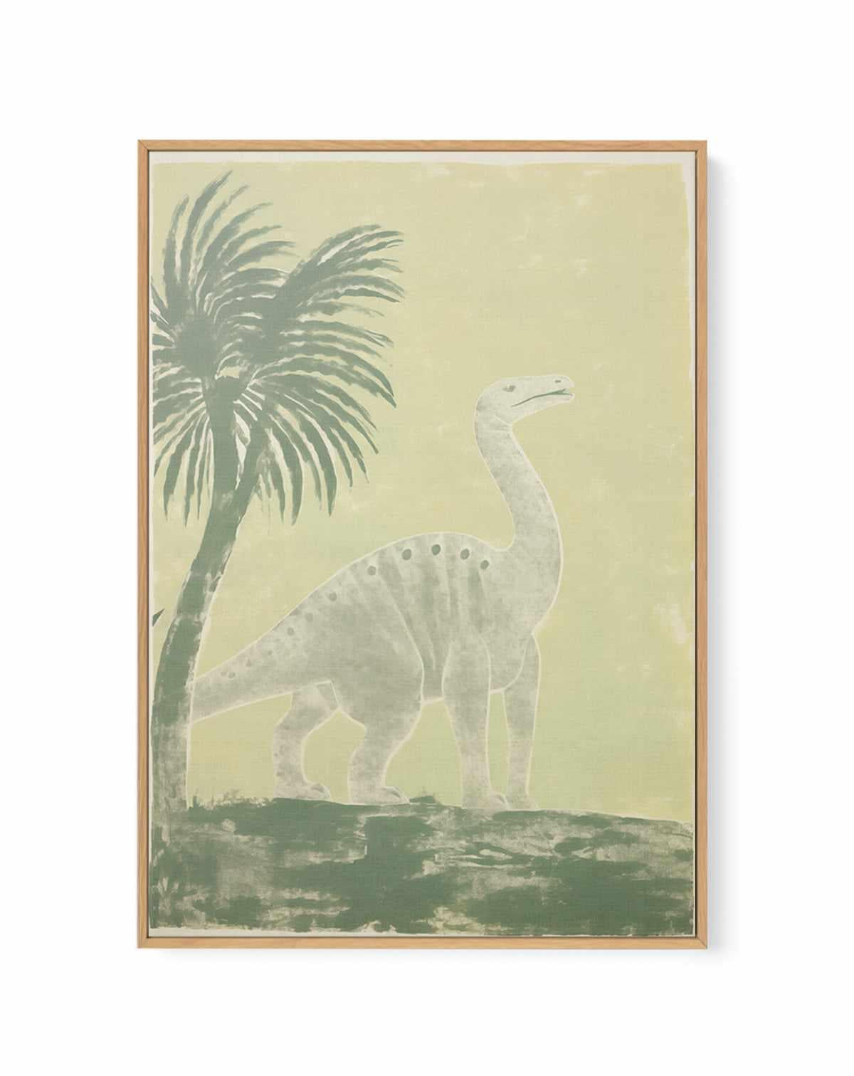 Vintage Dino I | Framed Canvas Art Print from Olive et Oriel where you can shop wallpaper and artworks online