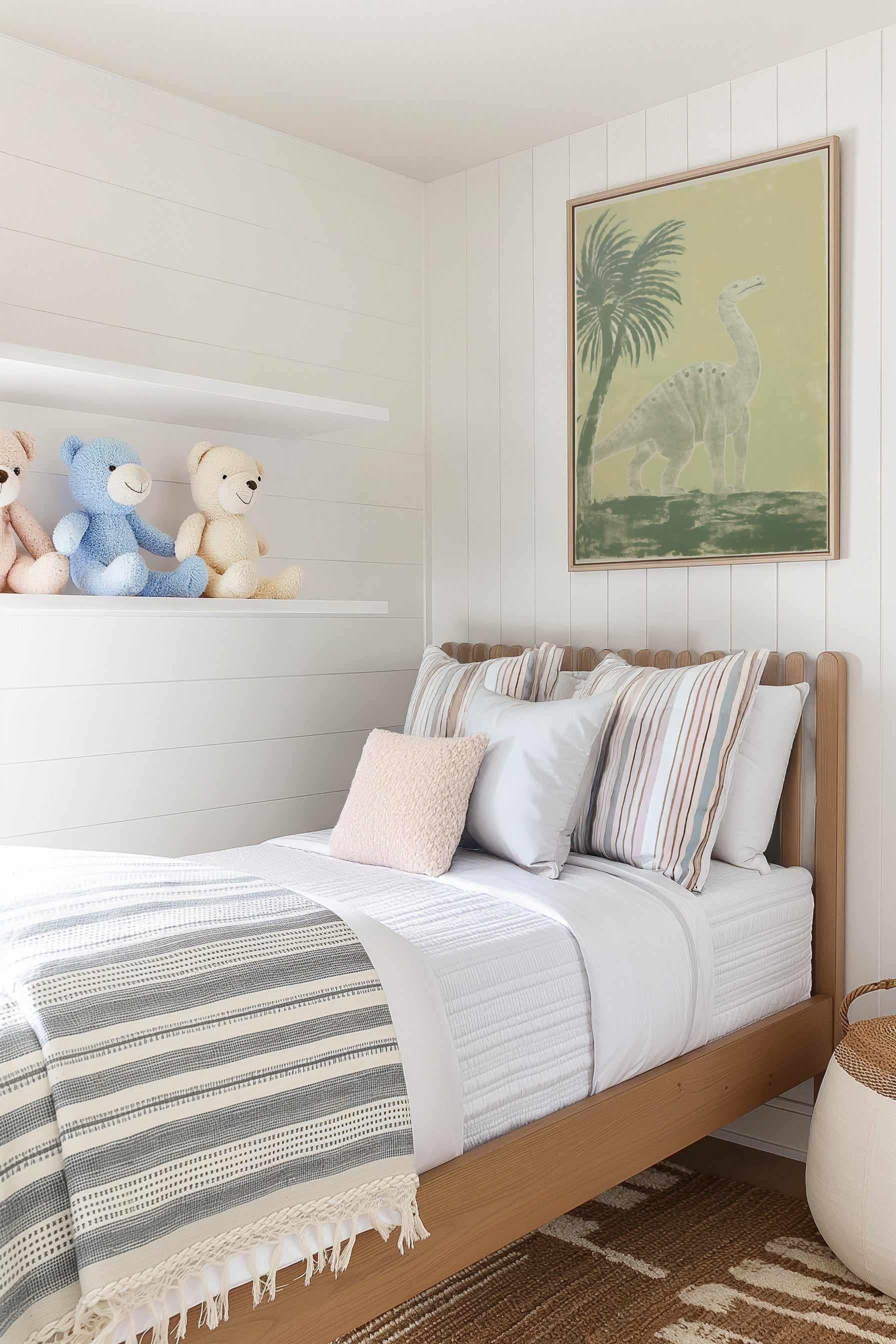 Vintage Dino I | Framed Canvas Art Print from Olive et Oriel where you can shop wallpaper and artworks online