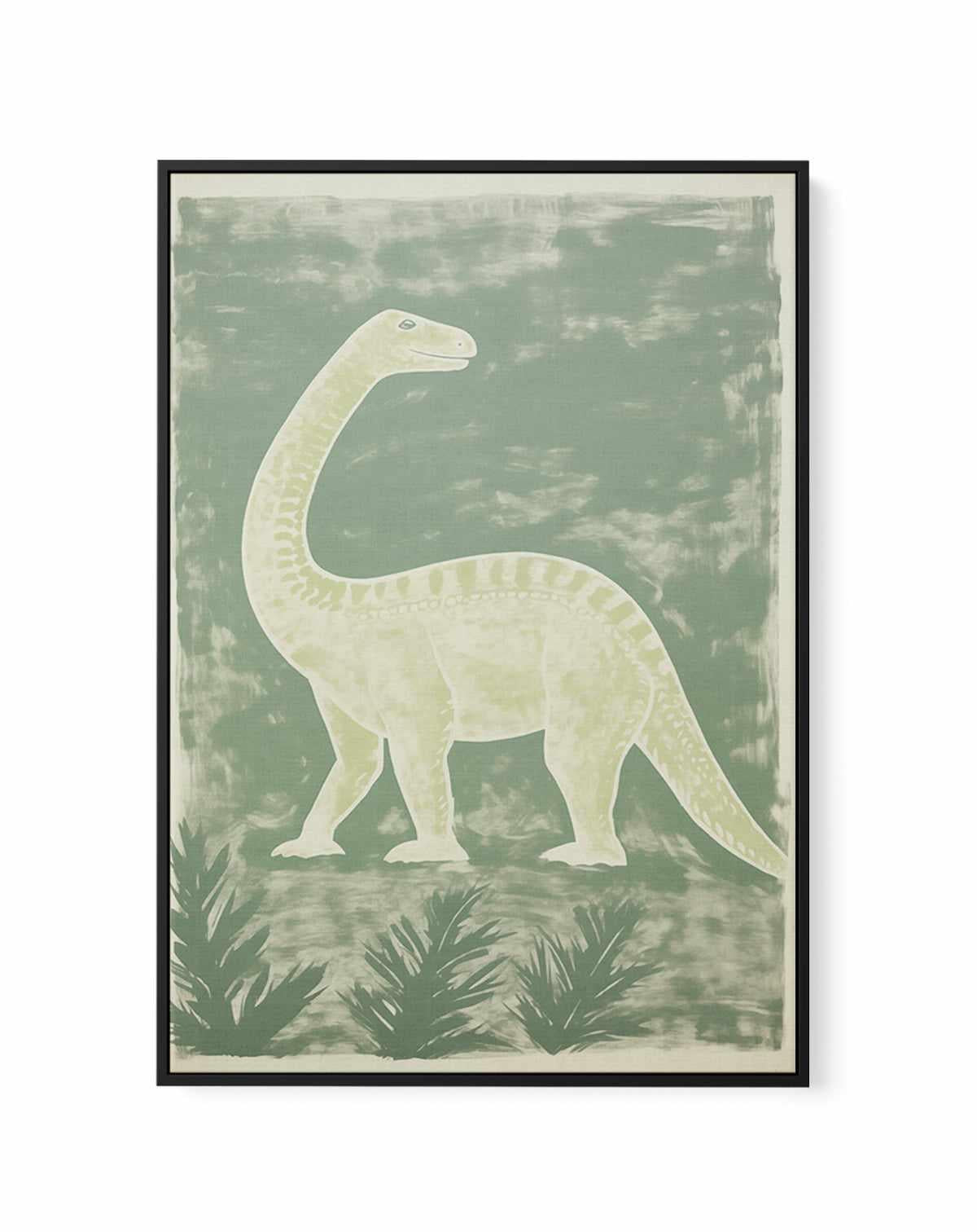 Vintage Dino II | Framed Canvas Art Print from Olive et Oriel where you can shop wallpaper and artworks online