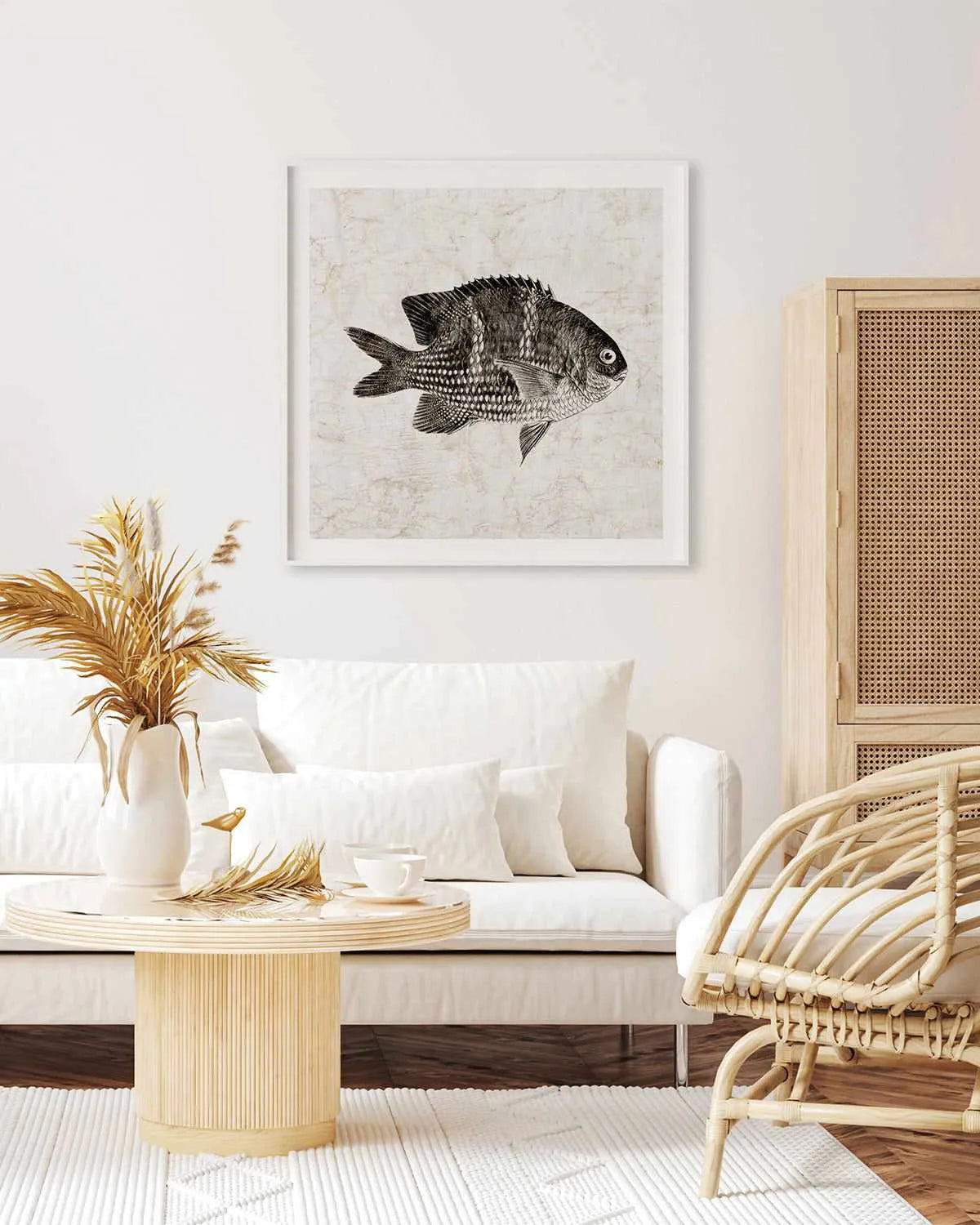 Vintage Fish I Art Print from Olive et Oriel where you can shop wallpaper and artworks online
