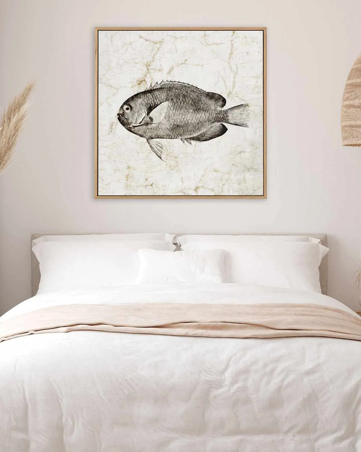 Vintage Fish II | Framed Canvas Art Print from Olive et Oriel where you can shop wallpaper and artworks online