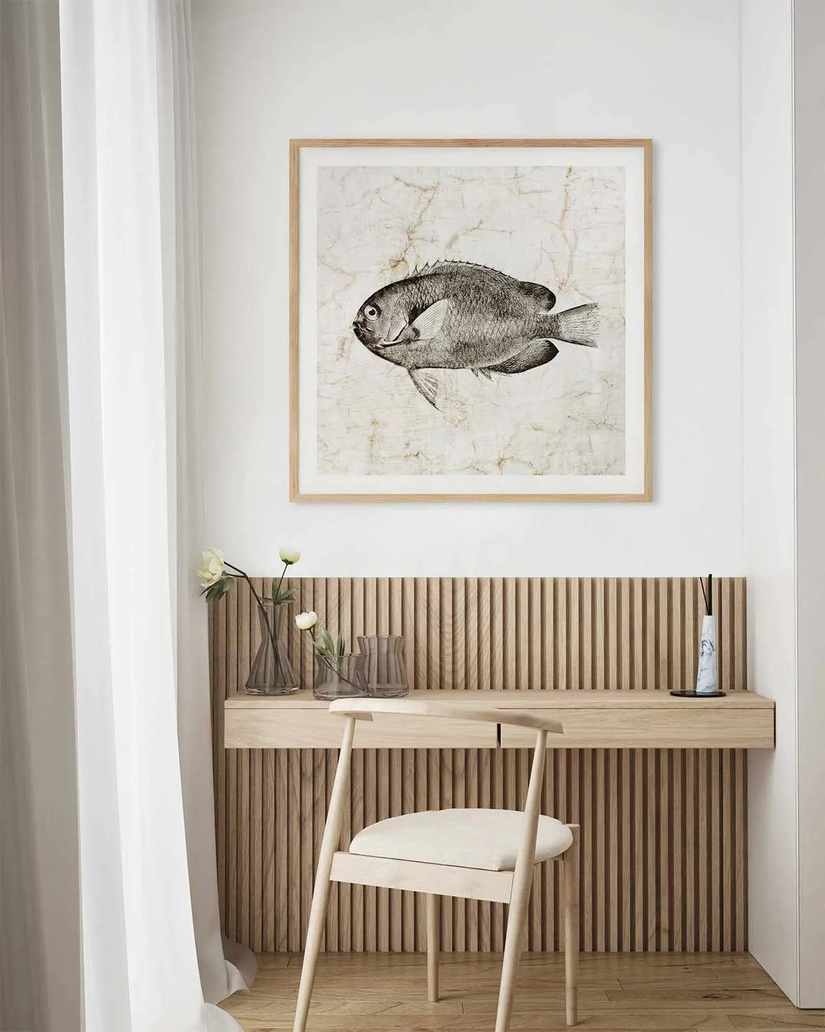 Vintage Fish II Art Print from Olive et Oriel where you can shop wallpaper and artworks online