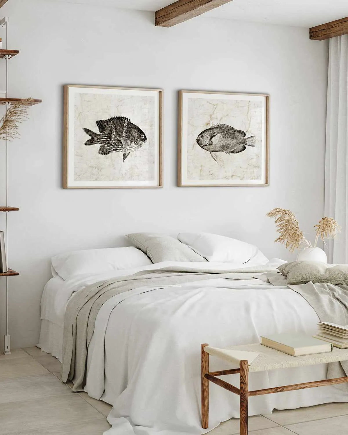 Vintage Fish I Art Print from Olive et Oriel where you can shop wallpaper and artworks online
