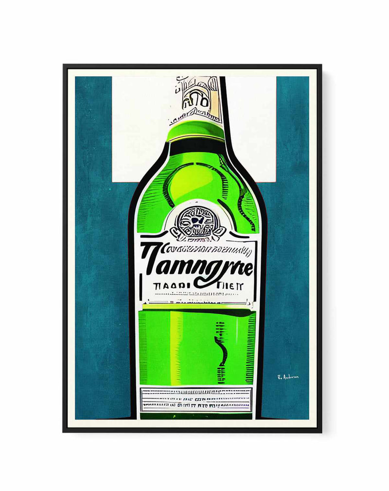 Vintage Gin a Some Tonic By Bo Anderson | Framed Canvas Art Print