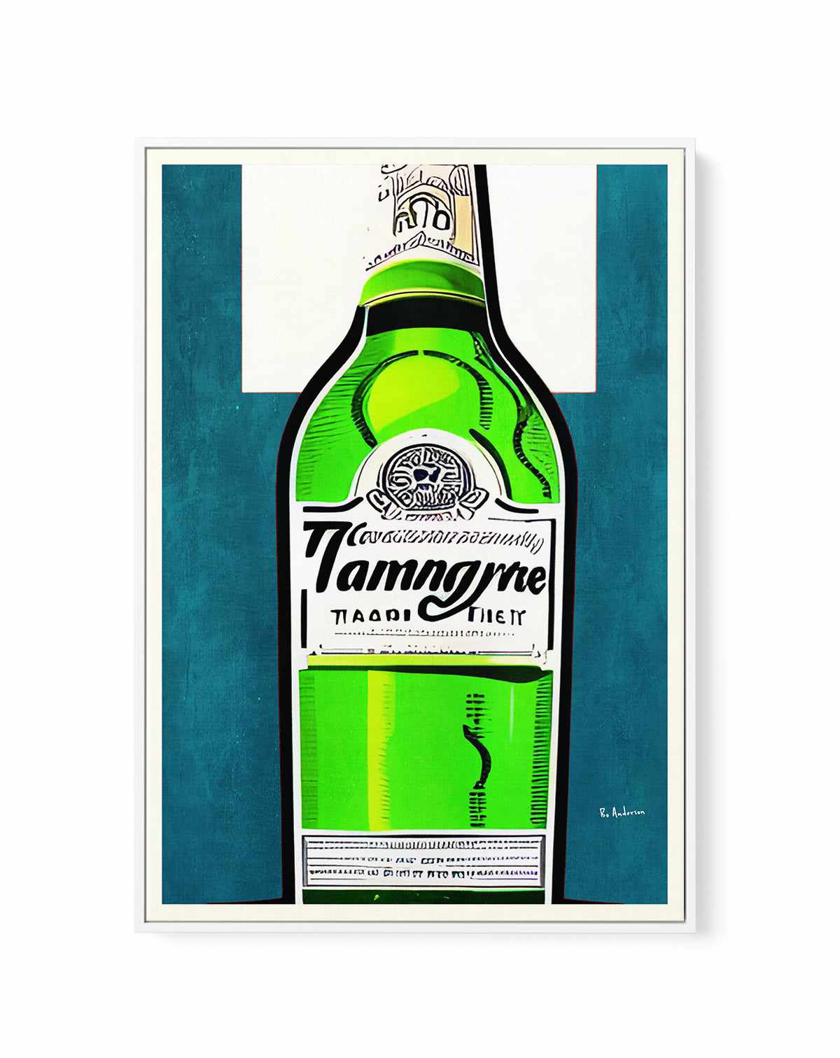 Vintage Gin a Some Tonic By Bo Anderson | Framed Canvas Art Print