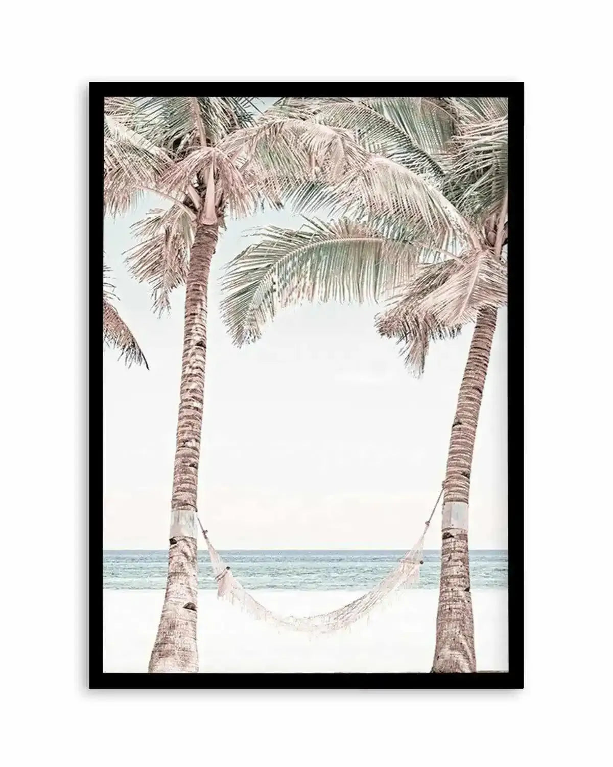 Vintage Hammock Art Print from Olive et Oriel where you can shop wallpaper and artworks online
