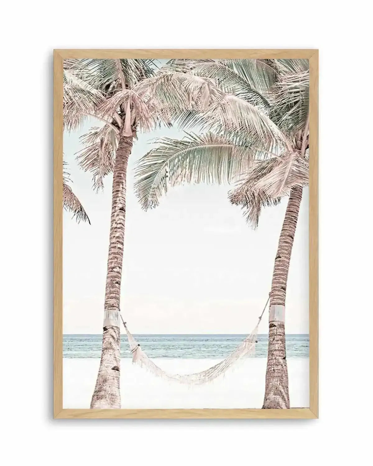 Vintage Hammock Art Print from Olive et Oriel where you can shop wallpaper and artworks online