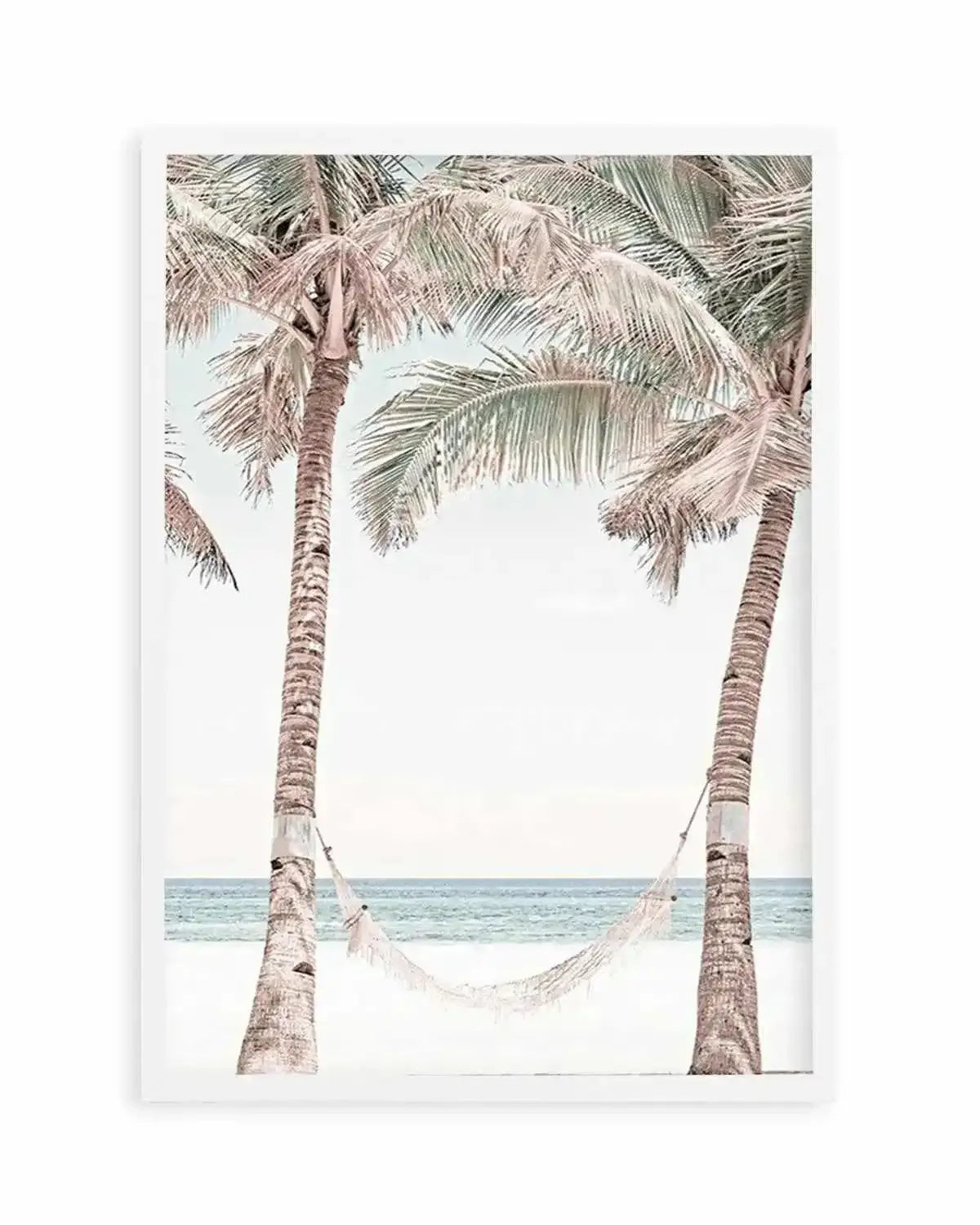 Vintage Hammock Art Print from Olive et Oriel where you can shop wallpaper and artworks online