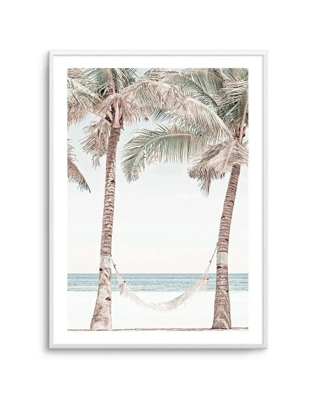 Vintage Hammock Art Print-PRINT-Olive et Oriel-Olive et Oriel-A5 | 5.8" x 8.3" | 14.8 x 21cm-Unframed Art Print-With White Border-Buy-Australian-Art-Prints-Online-with-Olive-et-Oriel-Your-Artwork-Specialists-Austrailia-Decorate-With-Coastal-Photo-Wall-Art-Prints-From-Our-Beach-House-Artwork-Collection-Fine-Poster-and-Framed-Artwork