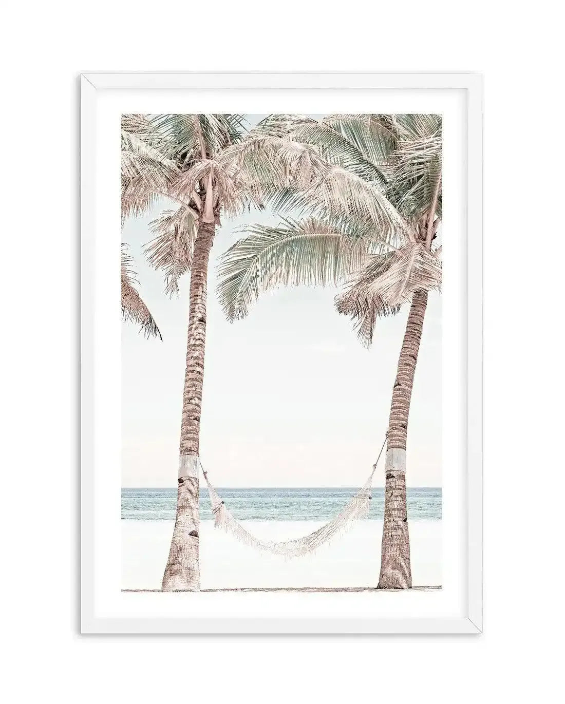 Vintage Hammock Art Print-PRINT-Olive et Oriel-Olive et Oriel-A5 | 5.8" x 8.3" | 14.8 x 21cm-White-With White Border-Buy-Australian-Art-Prints-Online-with-Olive-et-Oriel-Your-Artwork-Specialists-Austrailia-Decorate-With-Coastal-Photo-Wall-Art-Prints-From-Our-Beach-House-Artwork-Collection-Fine-Poster-and-Framed-Artwork