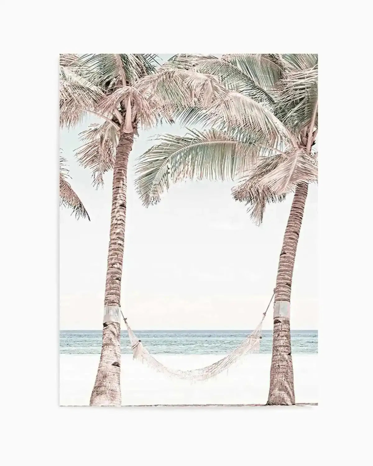 Vintage Hammock Art Print from Olive et Oriel where you can shop wallpaper and artworks online