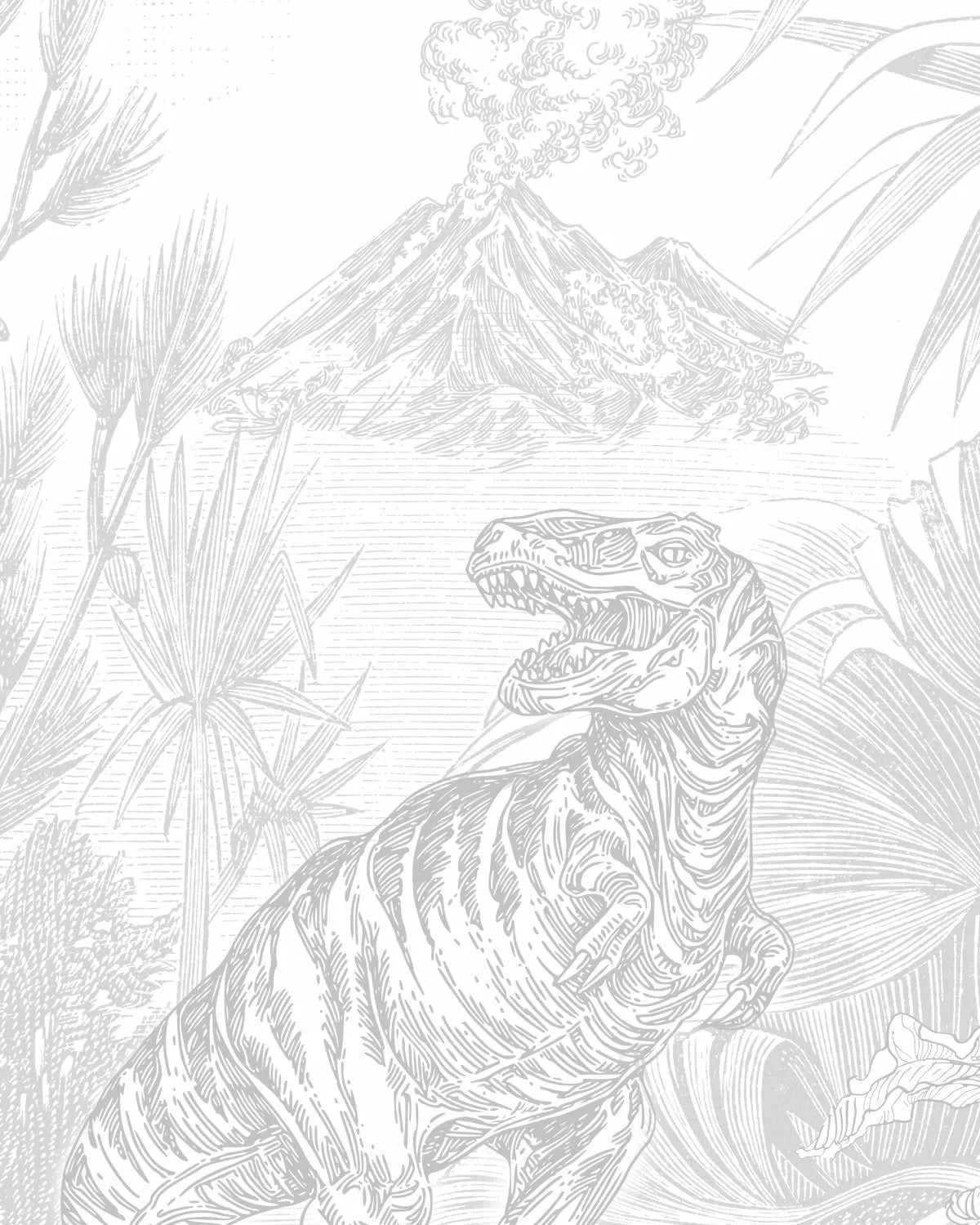 Vintage Jurassic Lands in Grey Wallpaper Mural-Wallpaper-Buy Kids Removable Wallpaper Online Our Custom Made Children√¢‚Ç¨‚Ñ¢s Wallpapers Are A Fun Way To Decorate And Enhance Boys Bedroom Decor And Girls Bedrooms They Are An Amazing Addition To Your Kids Bedroom Walls Our Collection of Kids Wallpaper Is Sure To Transform Your Kids Rooms Interior Style From Pink Wallpaper To Dinosaur Wallpaper Even Marble Wallpapers For Teen Boys Shop Peel And Stick Wallpaper Online Today With Olive et Oriel