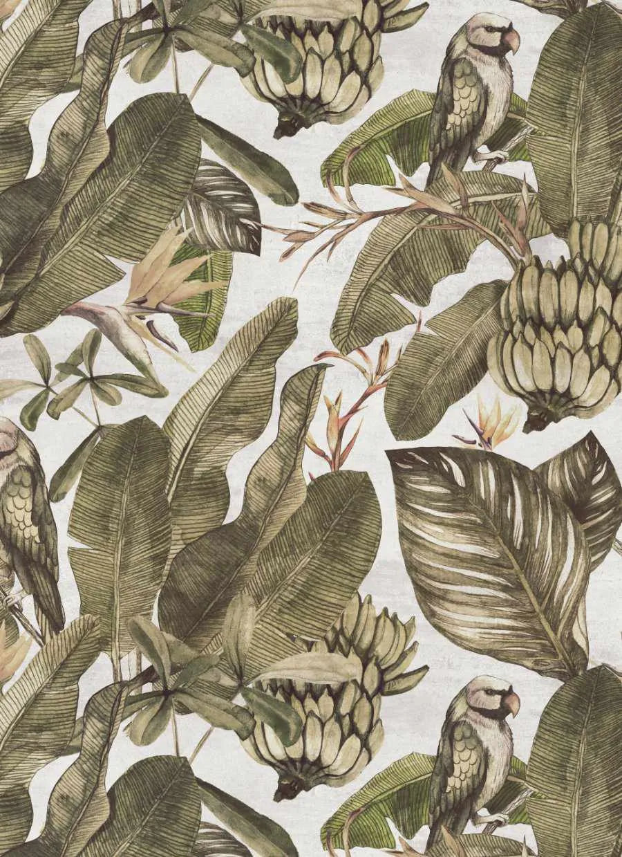 Vintage Paradiso Wallpaper - Olive et Oriel