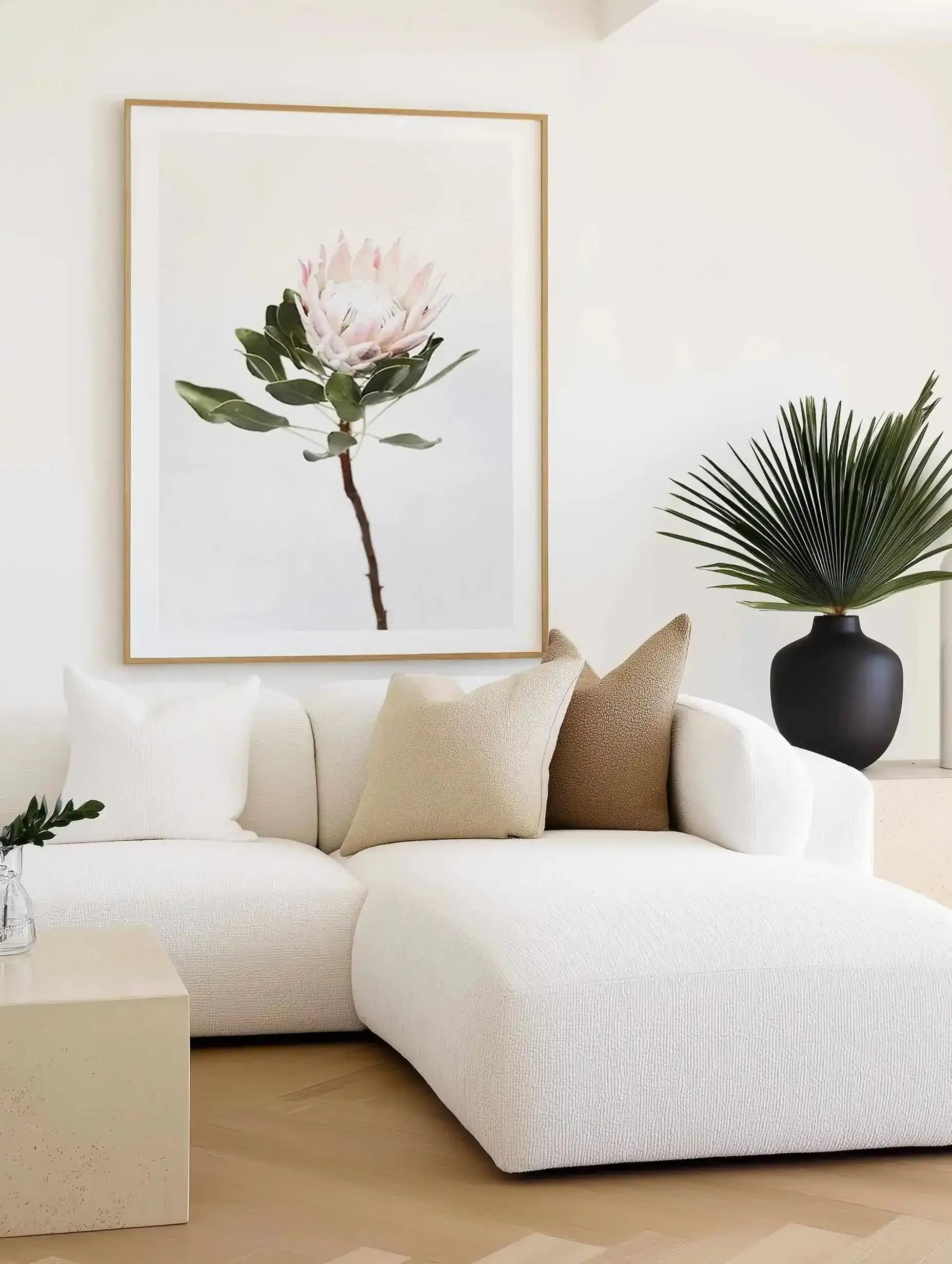 Vintage Protea Art Print from Olive et Oriel where you can shop wallpaper and artworks online