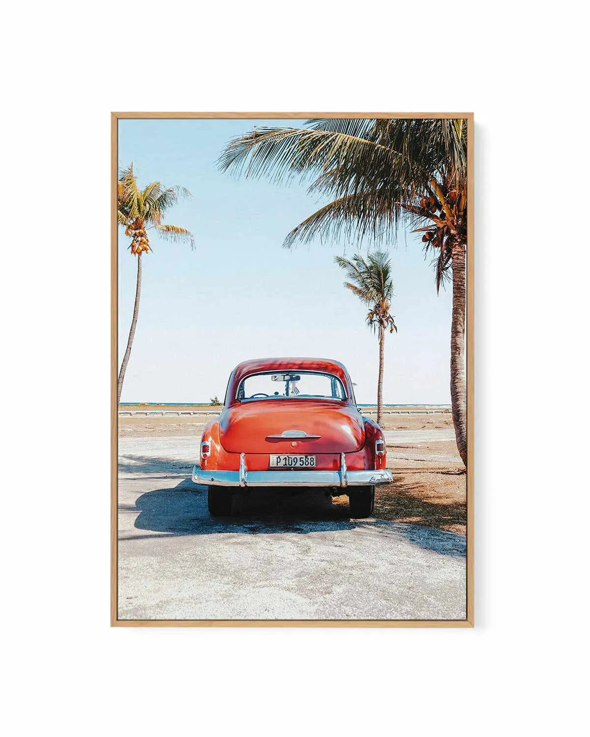 Vintage Ride by Spencer Everett | Framed Canvas Art Print from Olive et Oriel where you can shop wallpaper and artworks online