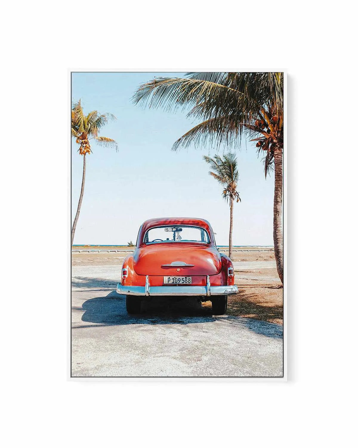 Vintage Ride by Spencer Everett | Framed Canvas Art Print from Olive et Oriel where you can shop wallpaper and artworks online