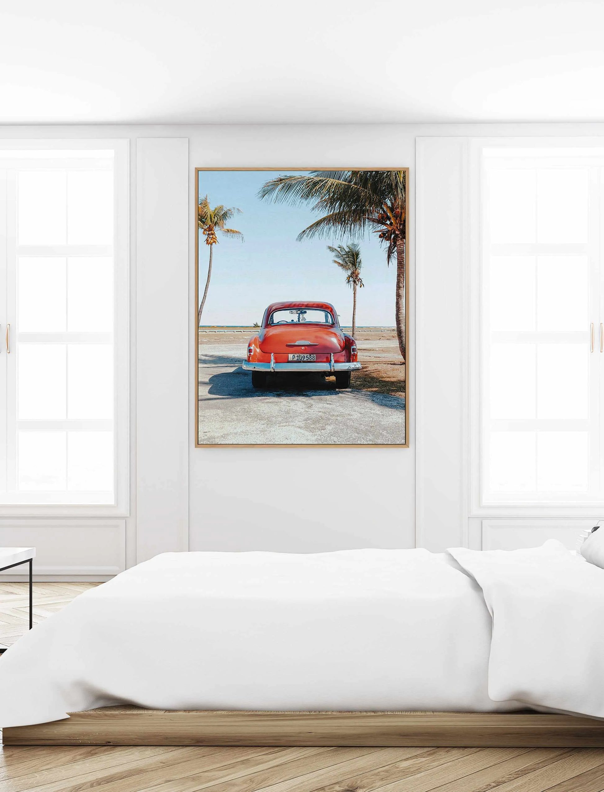 Vintage Ride by Spencer Everett | Framed Canvas Art Print from Olive et Oriel where you can shop wallpaper and artworks online