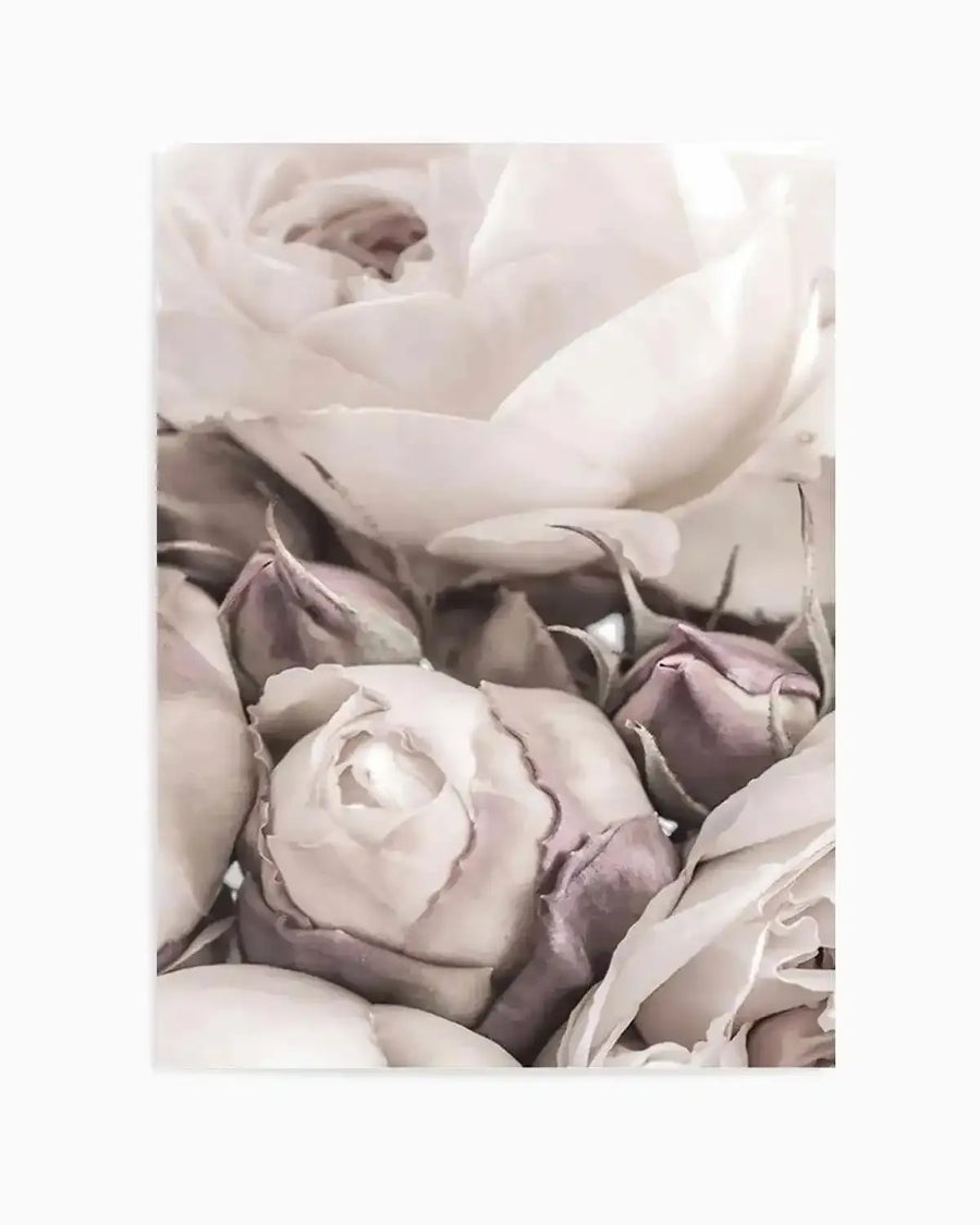Vintage Roses I Art Print from Olive et Oriel where you can shop wallpaper and artworks online
