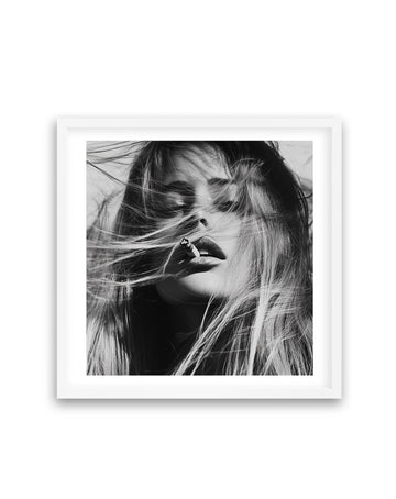 Vintage Smoke | White Framed Artwork | CLEARANCE from Olive et Oriel where you can shop wallpaper and artworks online