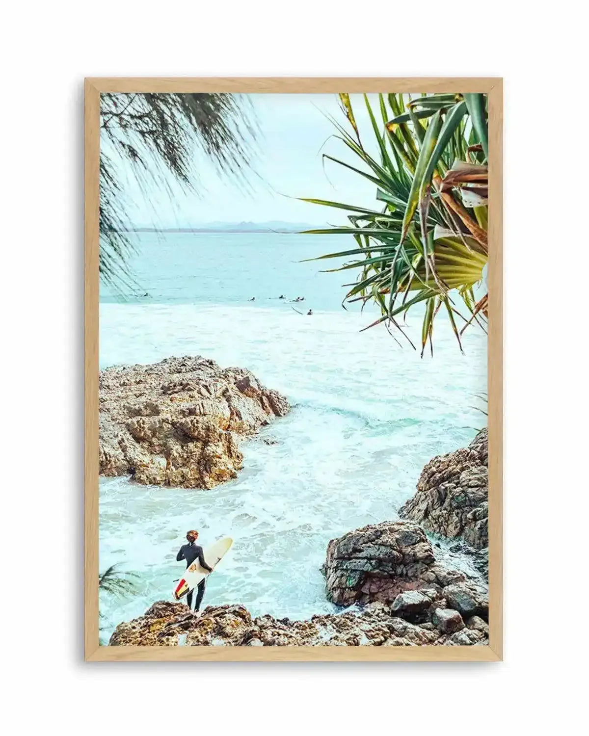 Vintage Surf I, Byron Bay Art Print from Olive et Oriel where you can shop wallpaper and artworks online