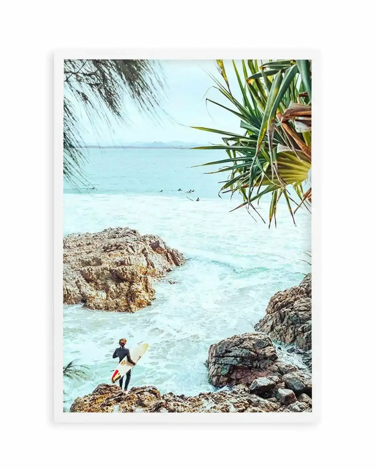Vintage Surf I, Byron Bay Art Print from Olive et Oriel where you can shop wallpaper and artworks online