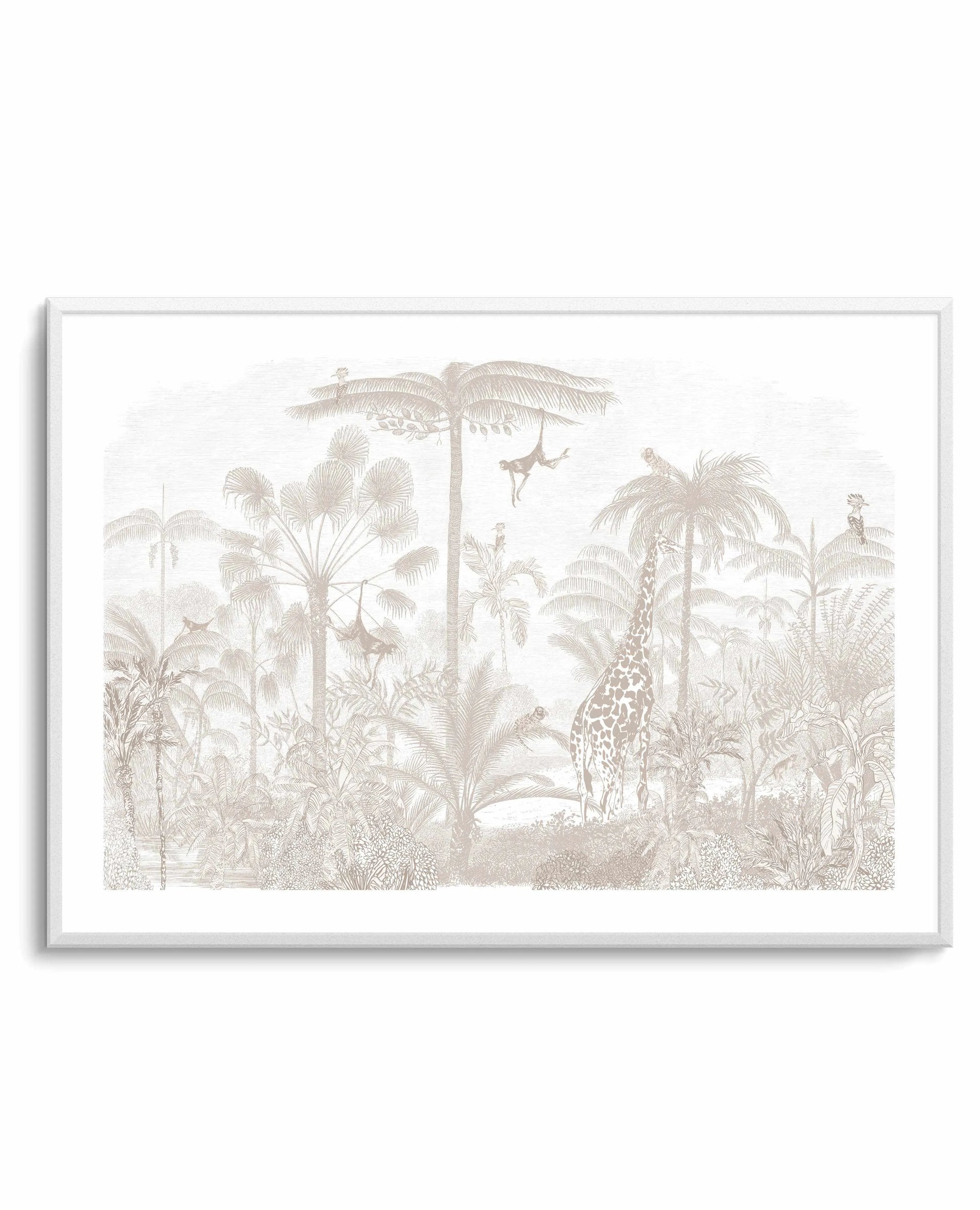 Vintage Jungle In Sahara Art Print from Olive et Oriel where you can shop wallpaper and artworks online