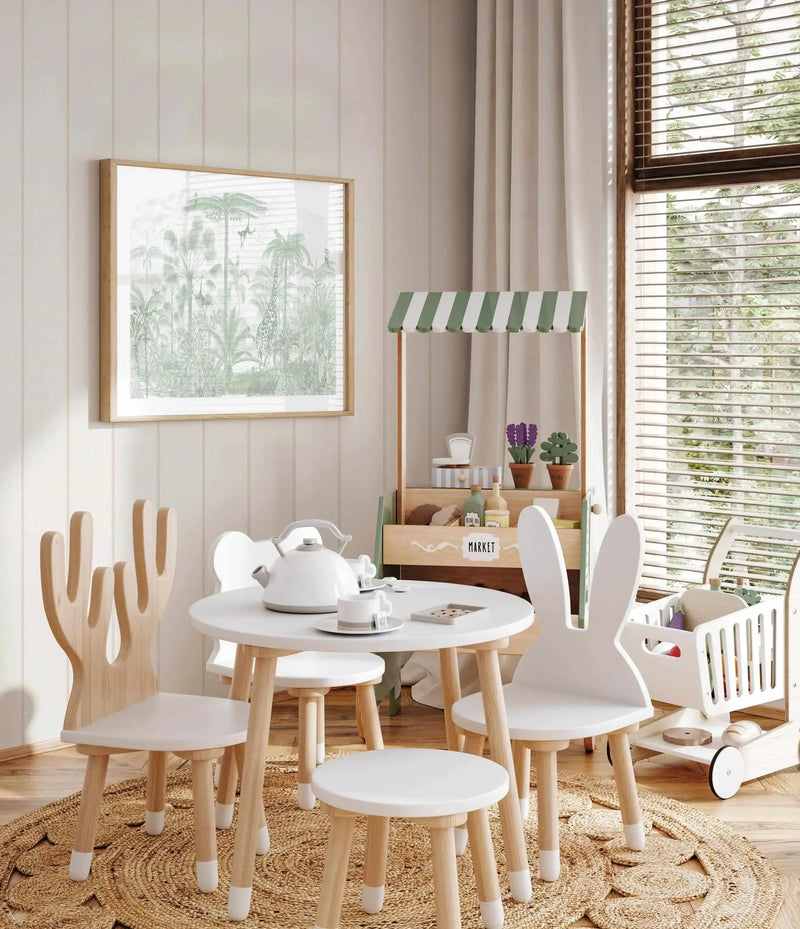 Vintage Jungle In Green Art Print from Olive et Oriel where you can shop wallpaper and artworks online