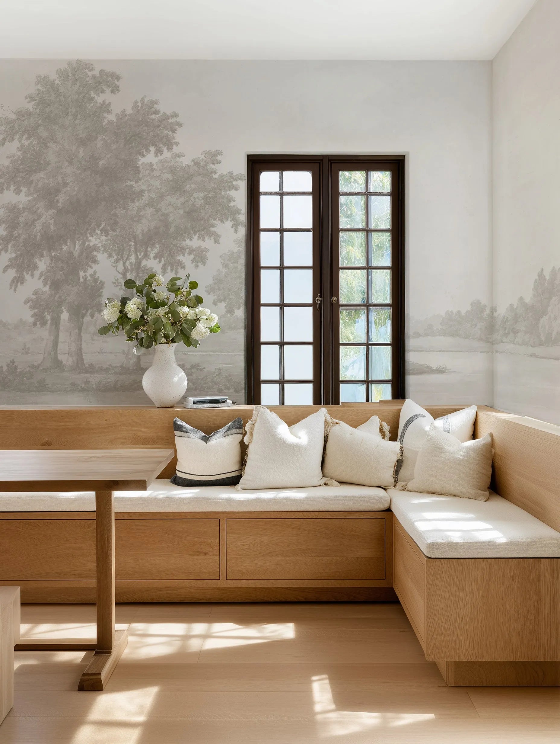 Vintage Oak Tree Wallpaper Mural from Olive et Oriel where you can shop wallpaper and artworks online