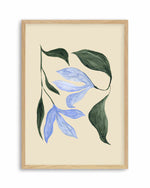 Violet Flowers by Anna Morner Art Print