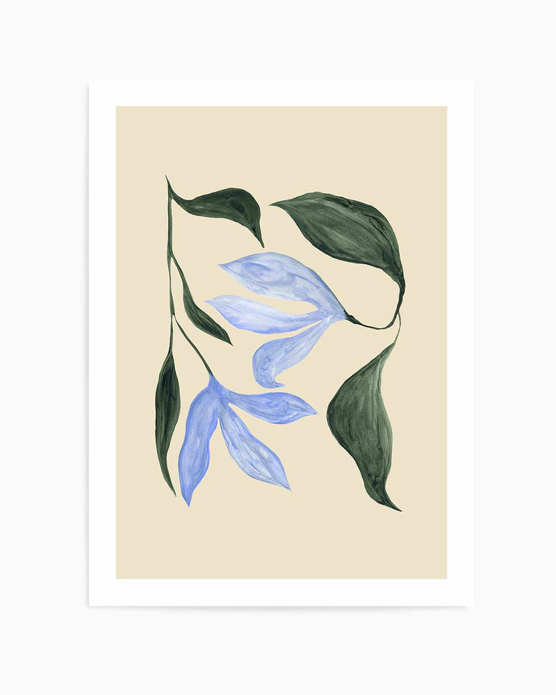 Violet Flowers by Anna Morner Art Print