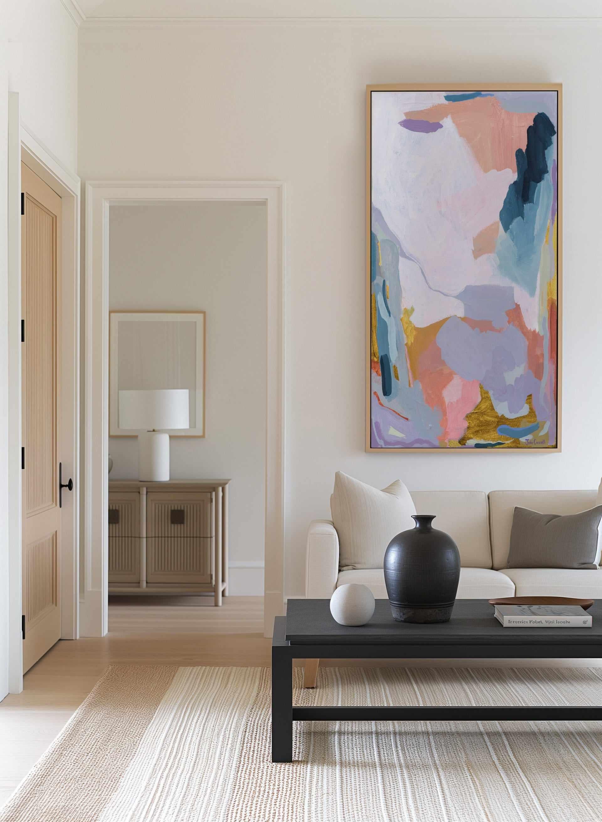 Violet by Jade Carnell | Panoramic Canvas Art Print from Olive et Oriel where you can shop wallpaper and artworks online