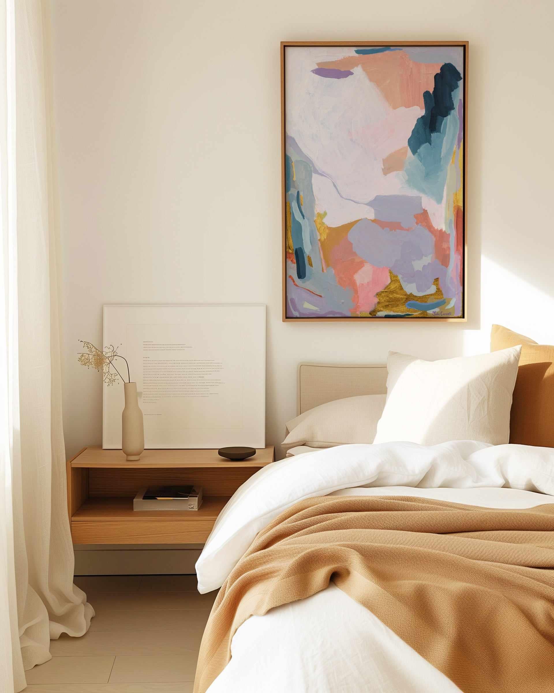 Violet by Jade Carnell | Panoramic Canvas Art Print from Olive et Oriel where you can shop wallpaper and artworks online