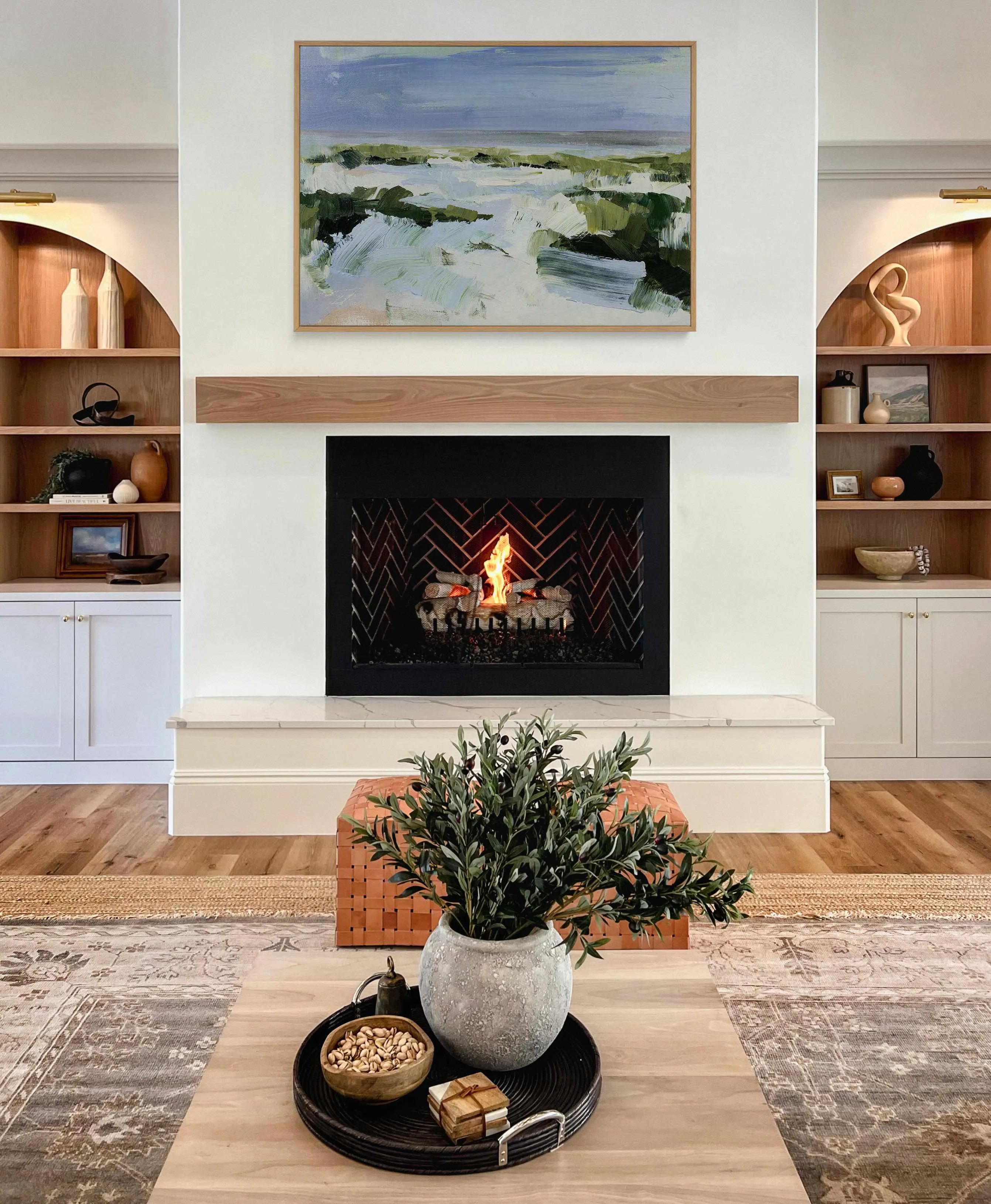 Violet Nights by Meredith O'Neal | Framed Canvas Art Print from Olive et Oriel where you can shop wallpaper and artworks online