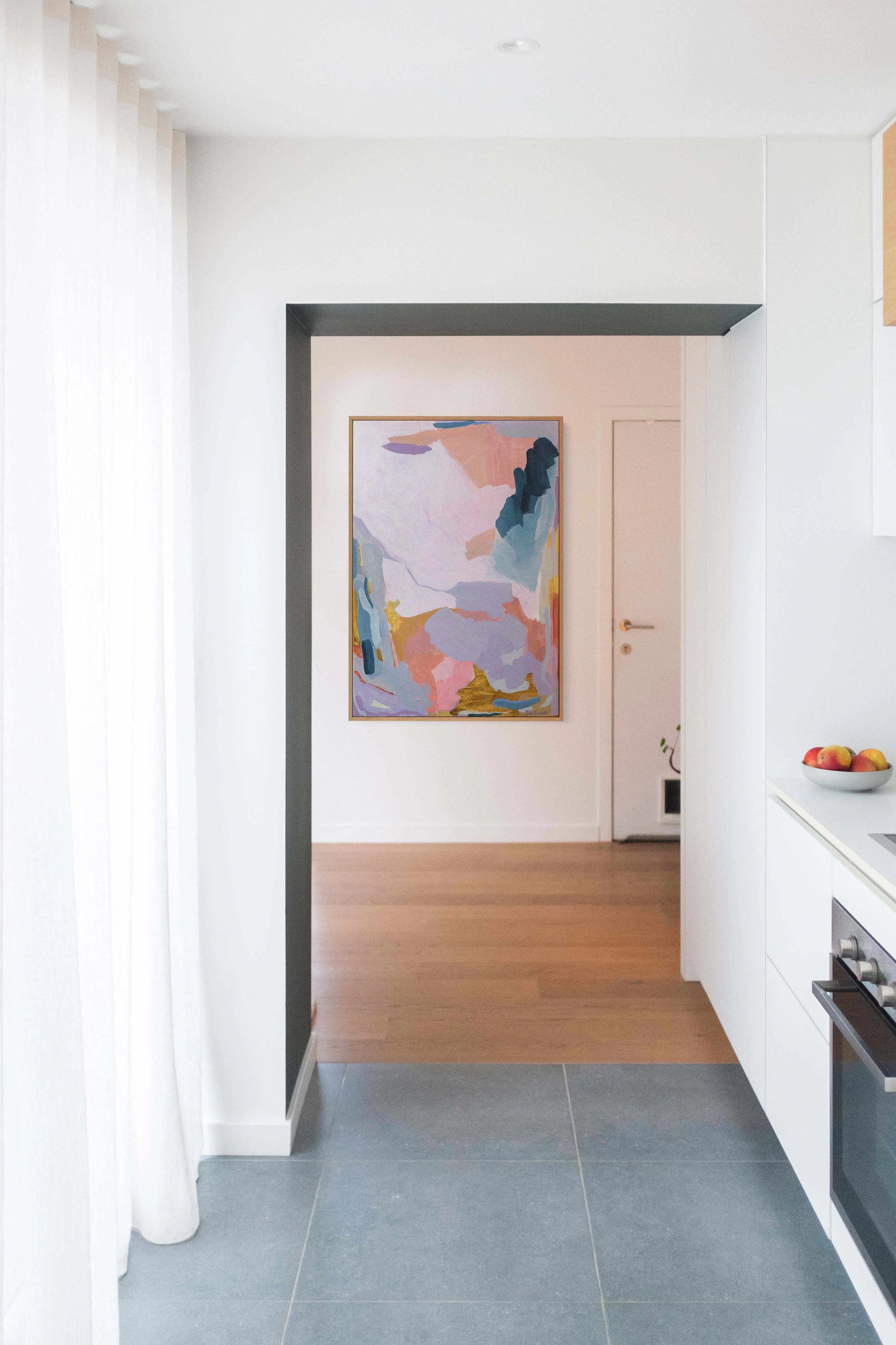 Violet by Jade Carnell | Framed Canvas Art Print from Olive et Oriel where you can shop wallpaper and artworks online