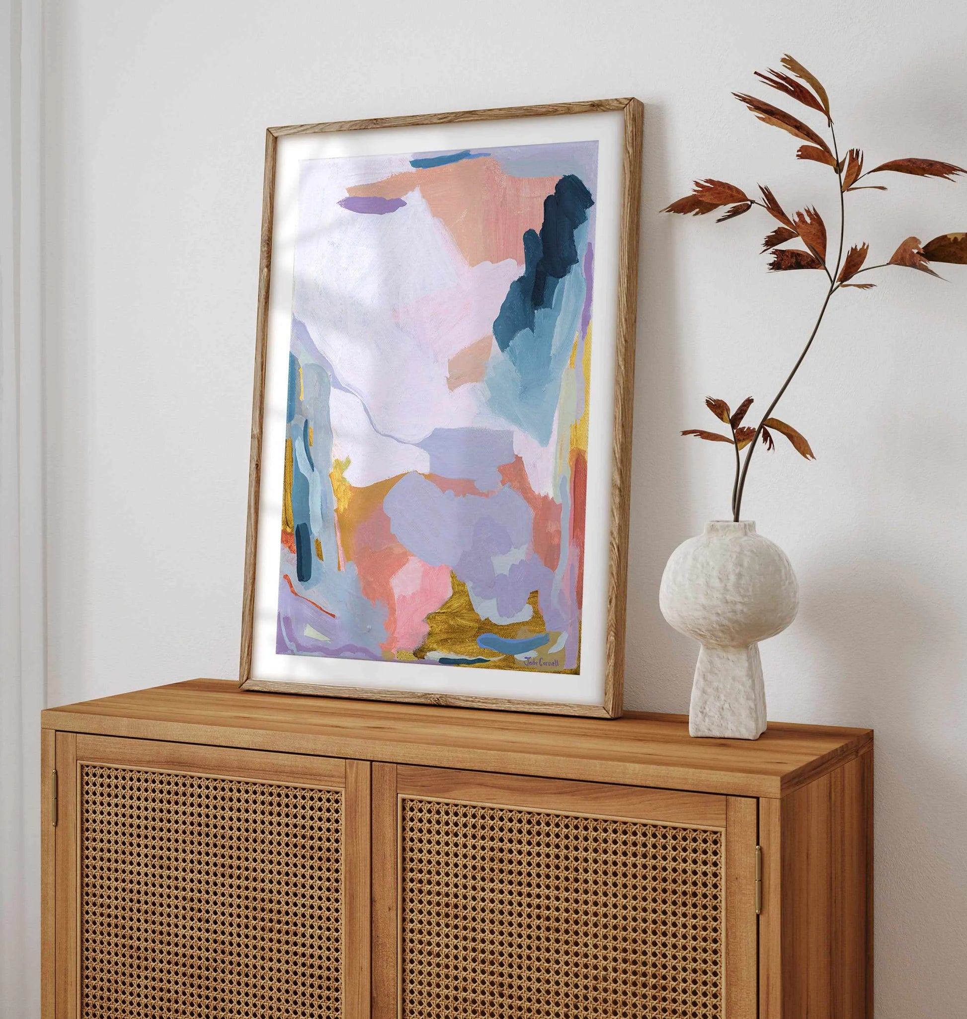 Violet by Jade Carnell Art Print from Olive et Oriel where you can shop wallpaper and artworks online