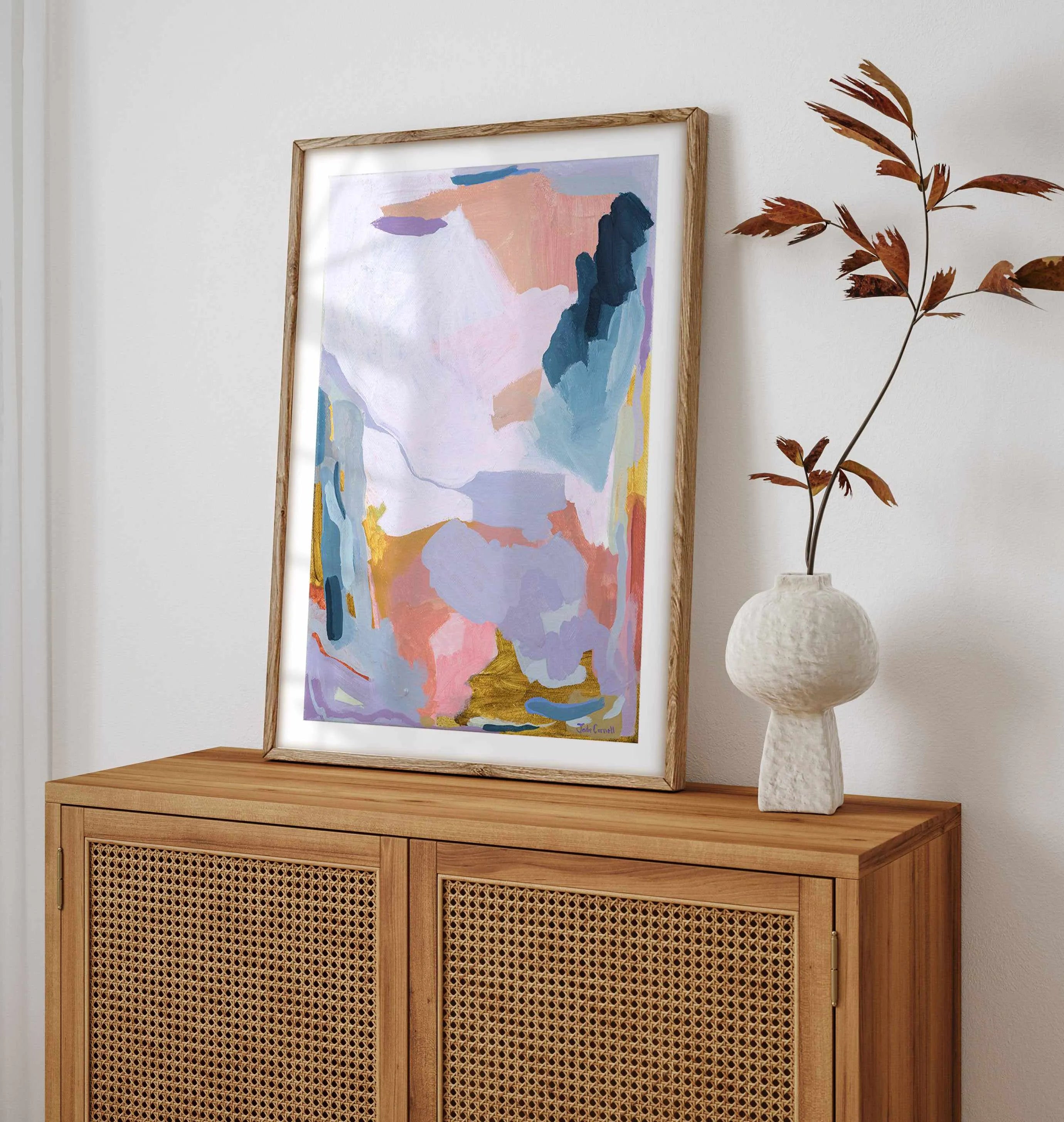 Violet by Jade Carnell Art Print from Olive et Oriel where you can shop wallpaper and artworks online