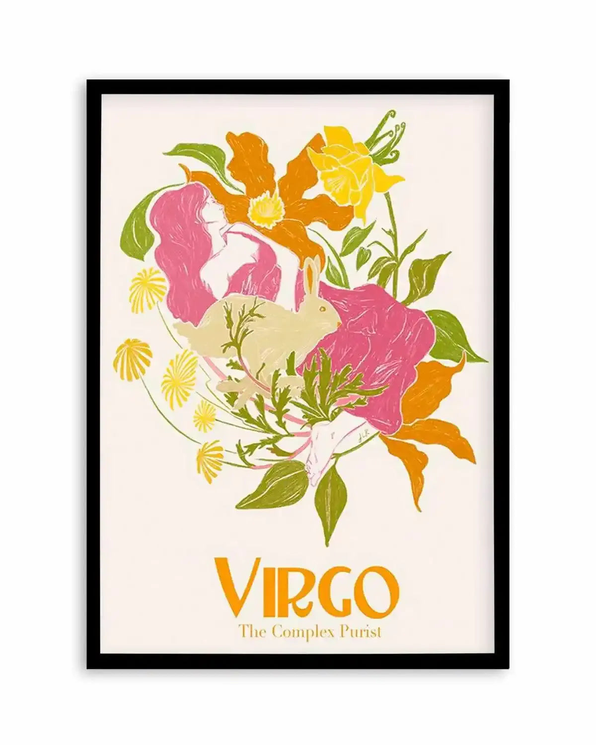 Virgo By Jenny Liz Rome Art Print from Olive et Oriel where you can shop wallpaper and artworks online