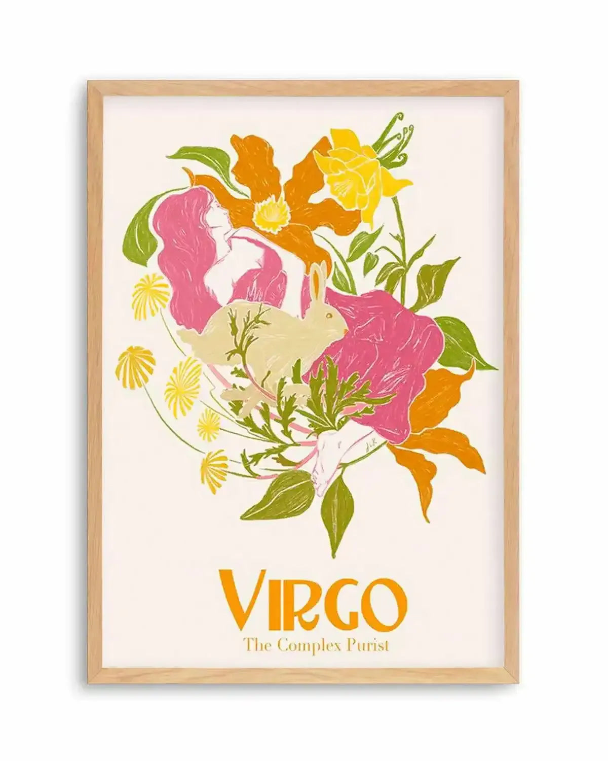 Virgo By Jenny Liz Rome Art Print from Olive et Oriel where you can shop wallpaper and artworks online