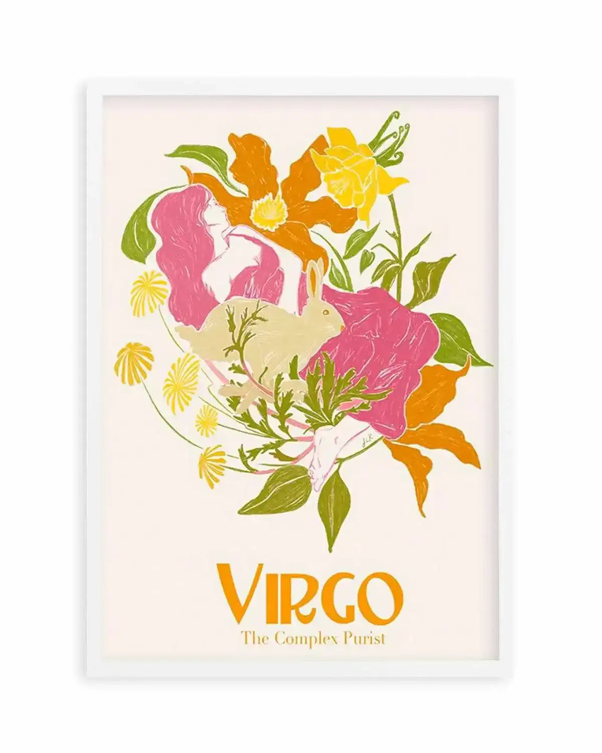 Virgo By Jenny Liz Rome Art Print from Olive et Oriel where you can shop wallpaper and artworks online