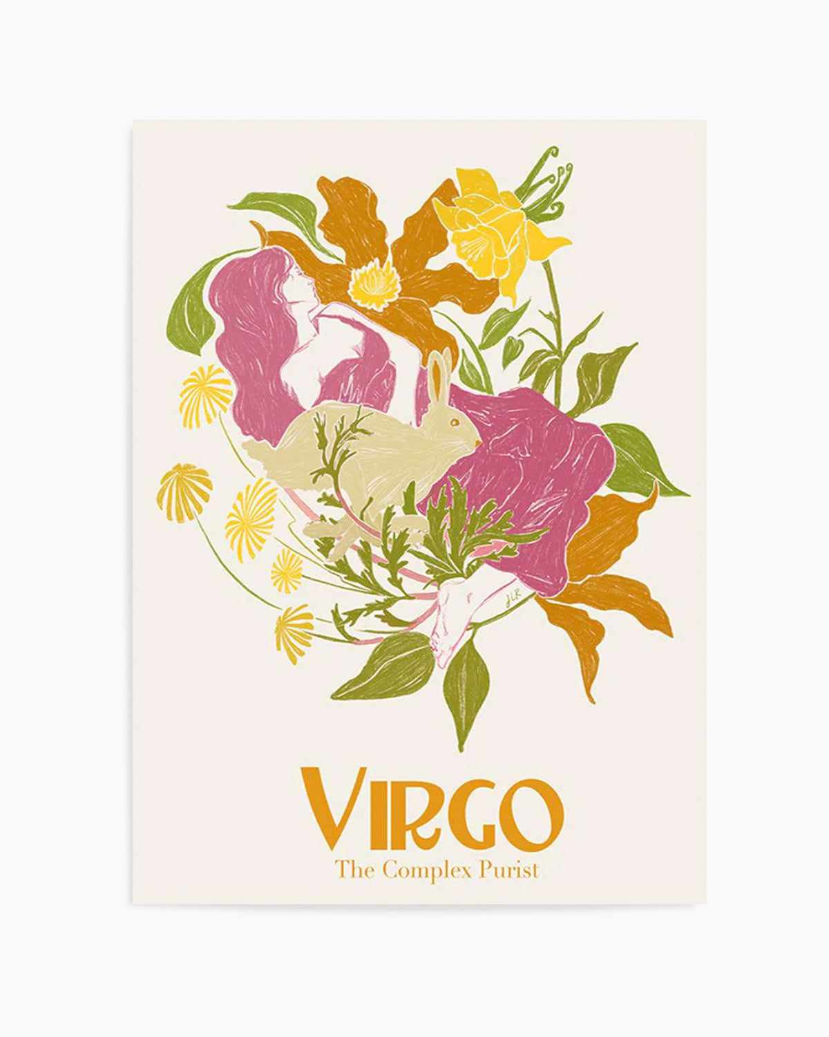 Virgo By Jenny Liz Rome Art Print