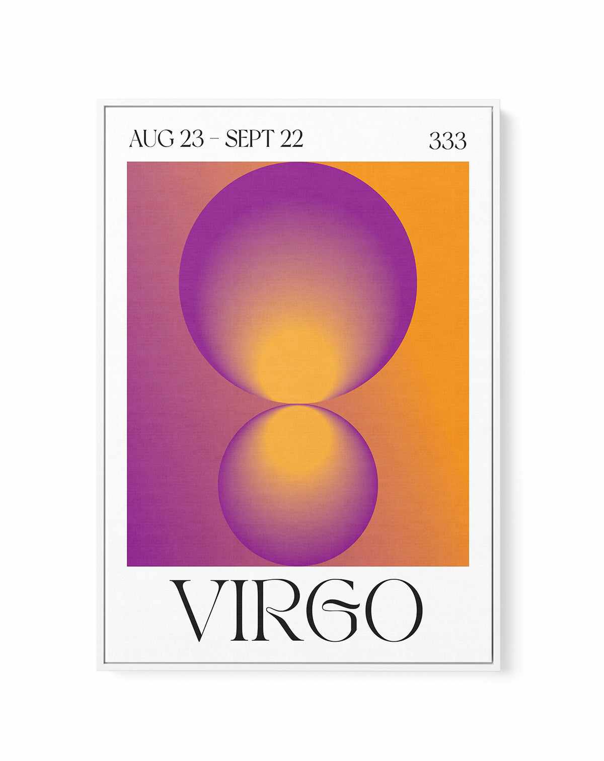 Virgo by Valeria Castillo | Framed Canvas Art Print