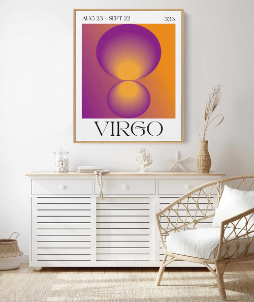Virgo by Valeria Castillo | Framed Canvas Art Print