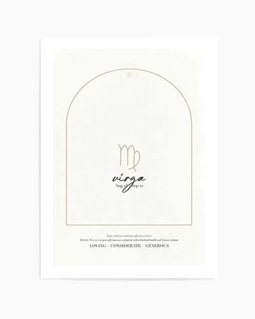 Virgo Star Sign Art Print from Olive et Oriel where you can shop wallpaper and artworks online