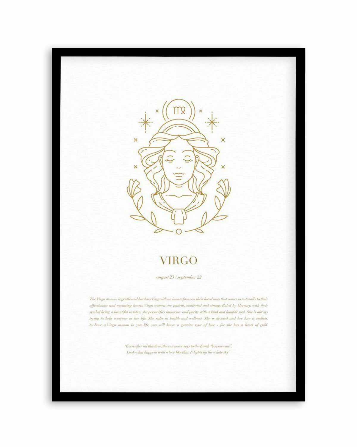 Virgo | Celestial Zodiac Art Print