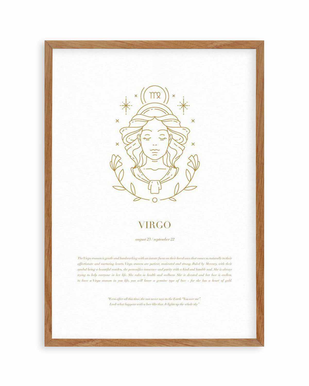 Virgo | Celestial Zodiac Art Print