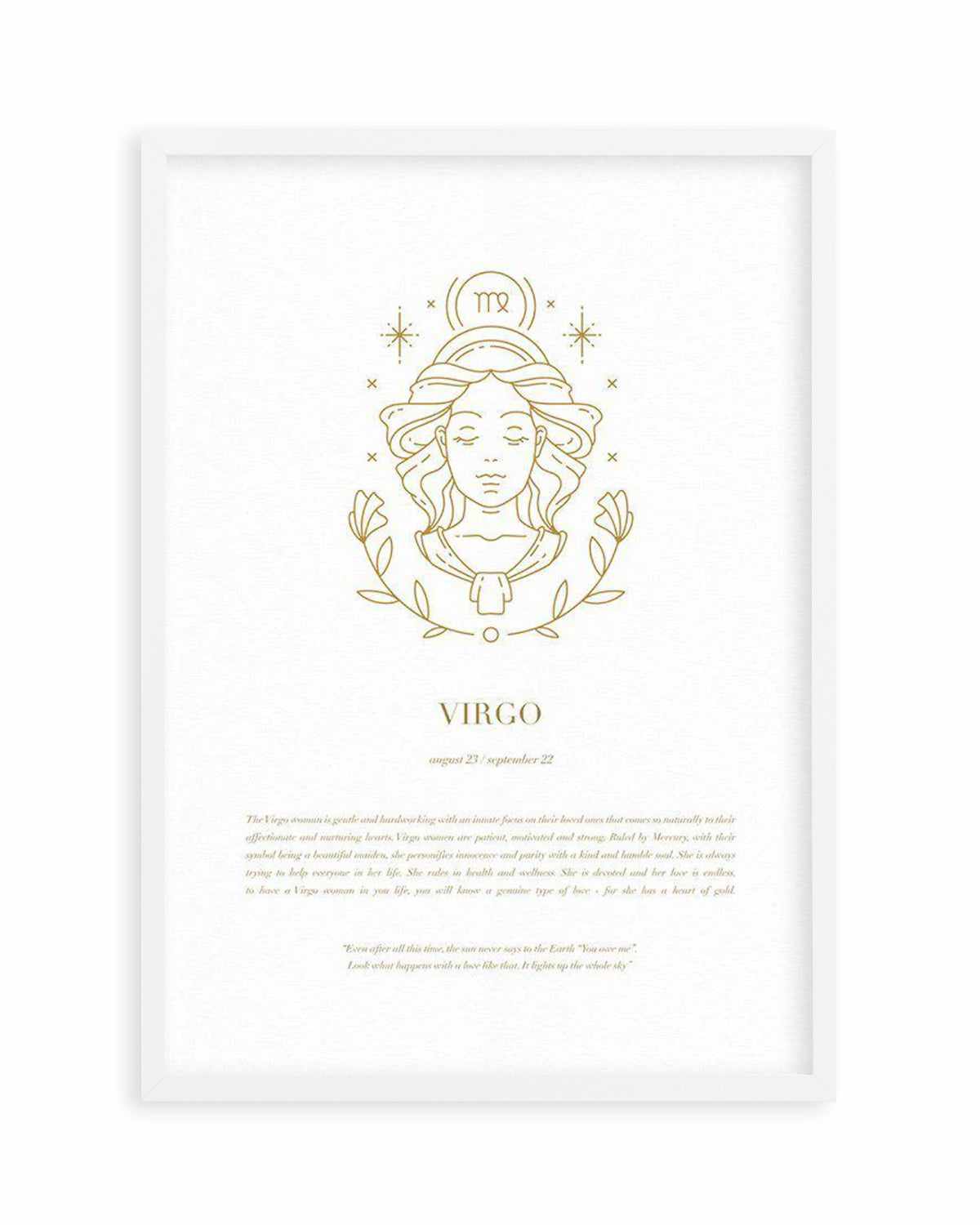 Virgo | Celestial Zodiac Art Print