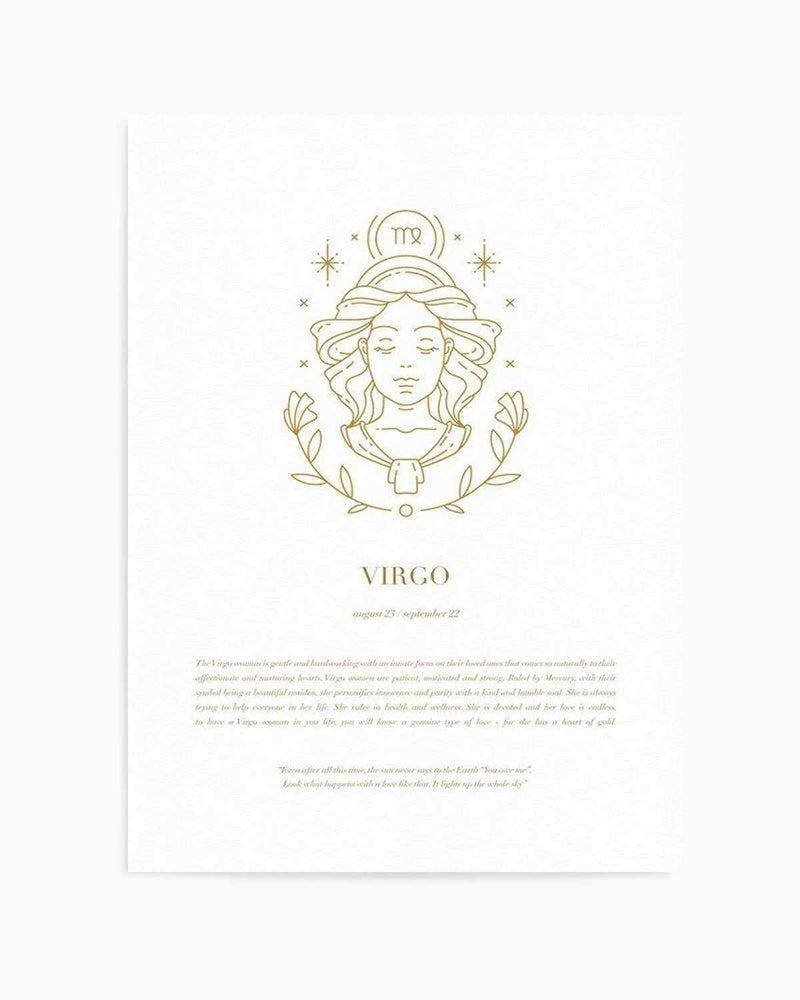 Virgo | Celestial Zodiac Art Print